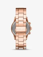 Ritz Pavé Rose Gold-Tone Watch