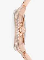 Mini Camille Pavé Rose Gold-Tone Watch