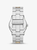 Oversized Brynn Pavé Two-Tone Watch