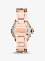 Oversized Camille Pavé Rose Gold-Tone Watch