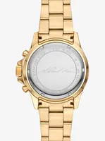 Oversized Everest Pavé Gold-Tone Watch