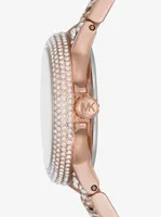 Mini Camille Pavé Rose Gold-Tone Watch