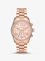 Lexington Pavé Rose Gold-Tone Watch