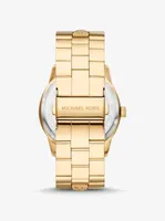 Oversized Bryn Pavé Gold-Tone Watch