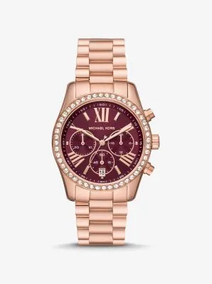 Lexington Pavé Rose Gold-Tone Watch