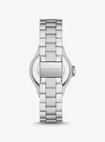 Mini Lennox Pavé Silver-Tone Watch