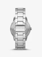 Oversized Tibby Pavé Silver-Tone Watch