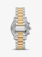 Oversized Lexington Pavé Two-Tone Watch