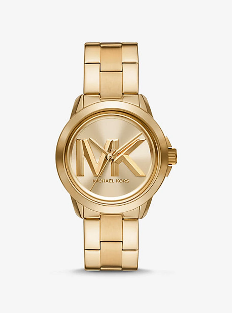 Oversized Brynn Gold-Tone Watch
