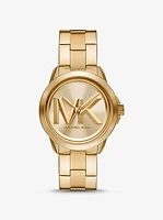 Oversized Brynn Gold-Tone Watch