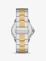 Oversized Brynn Two-Tone Watch