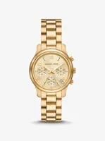 Mini Runway Gold-Tone Watch