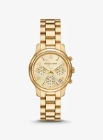 Mini Runway Gold-Tone Watch