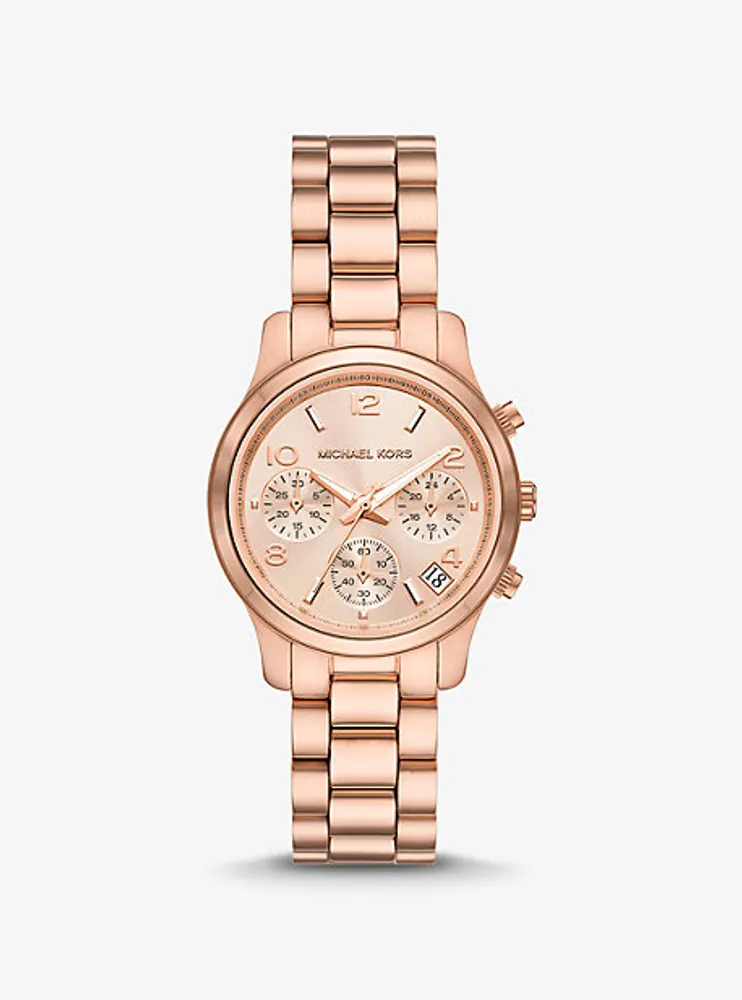 Mini Runway Rose Gold-Tone Watch