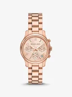 Mini Runway Rose Gold-Tone Watch