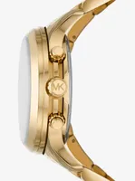 Limited-Edition Runway 18K Gold-Plated Stainless Steel Wrap Watch