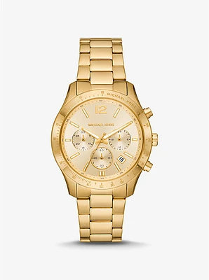 Oversized Berkley Gold-Tone Watch