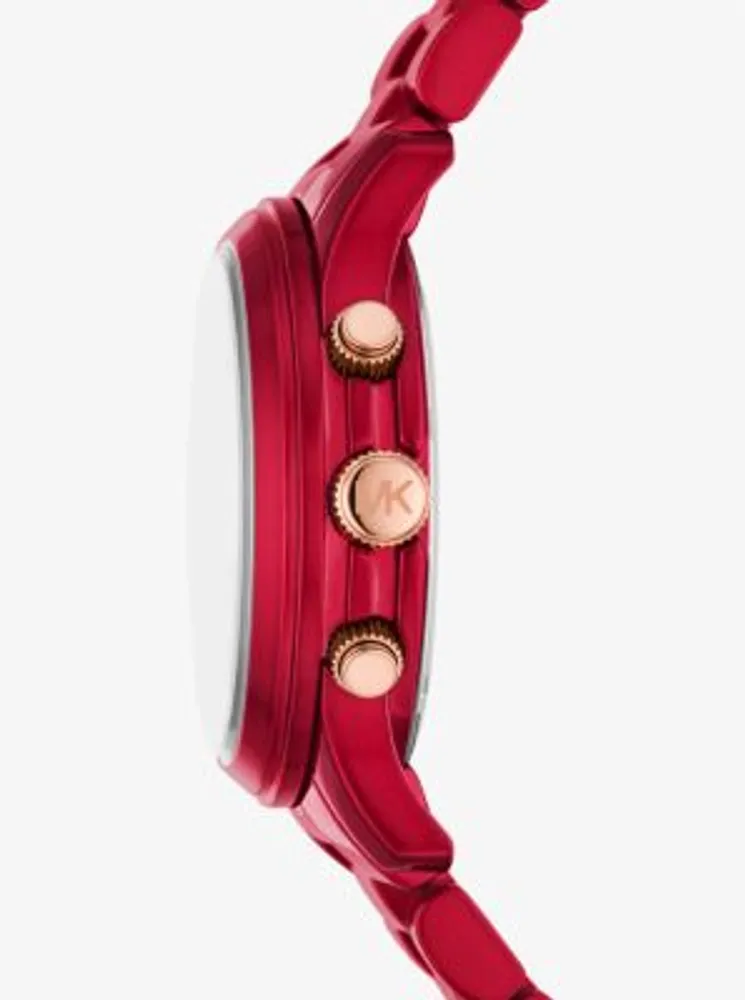 Runway Red-Coated Watch