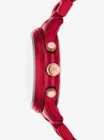 Runway Red-Coated Watch