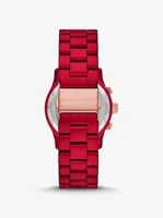 Runway Red-Coated Watch