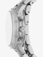 Runway Silver-Tone Wrap Watch