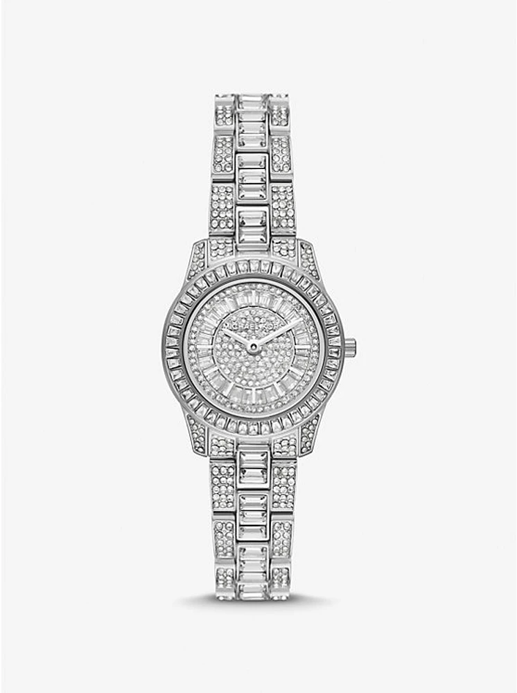 Limited-Edition Petite Runway Pavé Silver-Tone Watch