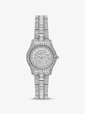 Limited-Edition Petite Runway Pavé Silver-Tone Watch