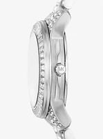 Limited-Edition Petite Runway Pavé Silver-Tone Watch