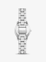 Limited-Edition Petite Runway Pavé Silver-Tone Watch