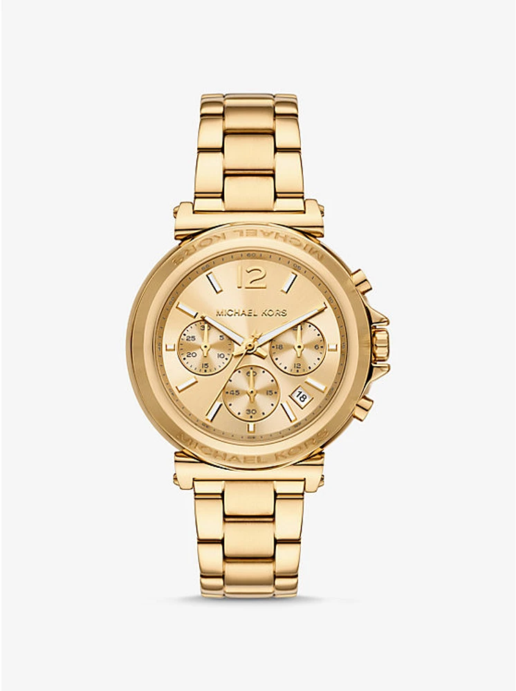 Oversized Maren Gold-Tone Watch