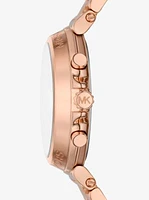 Oversized Maren Rose Gold-Tone Watch