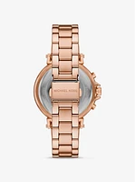 Oversized Maren Rose Gold-Tone Watch