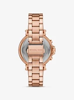 Oversized Maren Rose Gold-Tone Watch