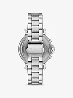 Oversized Maren Silver-Tone Watch
