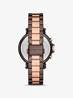 Oversized Maren Two-Tone Watch