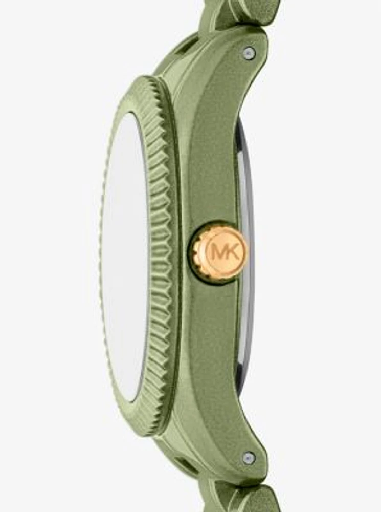 Limited-Edition Petite Lexington Green-Tone Watch