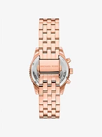 Mini Bryant Pavé Rose Gold-Tone Watch