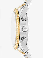 Mini Bryant Pavé Two-Tone Watch