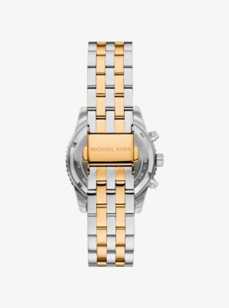 Mini Bryant Pavé Two-Tone Watch