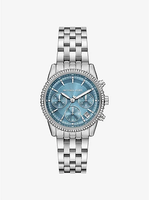 Mini Ritz Silver-Tone Watch