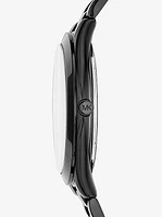 Oversized Slim Runway Black-Tone Watch