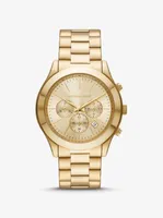 Oversized Slim Runway Gold-Tone Watch