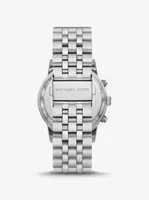 Oversized Hutton Silver-Tone Watch