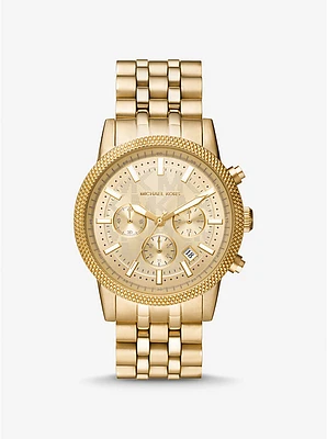 Oversized Hutton Gold-Tone Watch