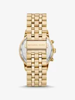 Oversized Hutton Gold-Tone Watch