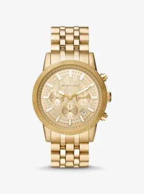 Oversized Hutton Gold-Tone Watch