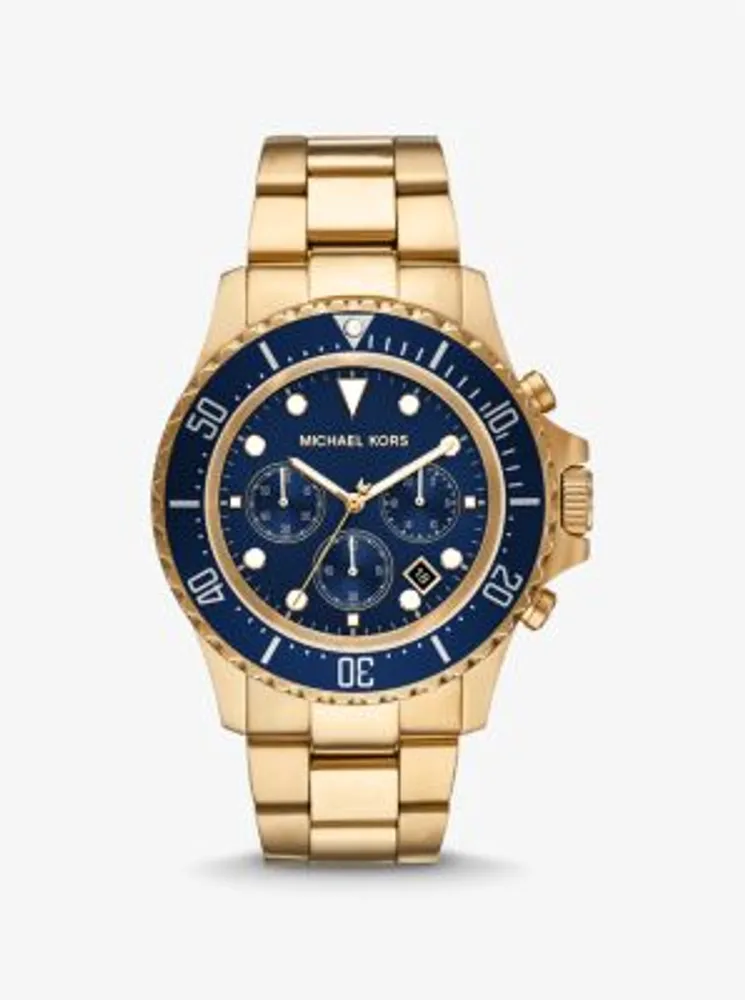 Oversized Everest Gold-Tone Watch