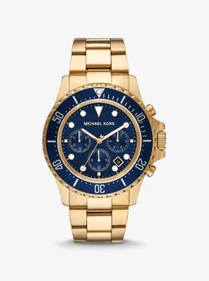 Oversized Everest Gold-Tone Watch