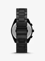 Oversized Janelle Black-Tone Watch