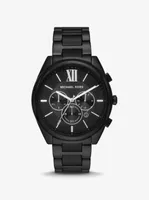 Oversized Janelle Black-Tone Watch